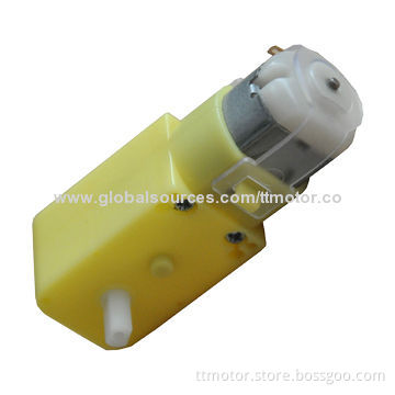 Toy Plastic Geared Motor with 230rpm, 6V Rated Voltage, 1:48 Ratio
